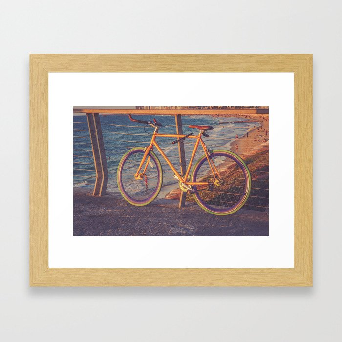 The Bike Framed Art Print