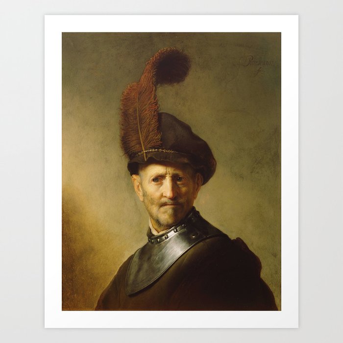Rembrandt Harmensz Van Rijn Dutch An Old Man In Military