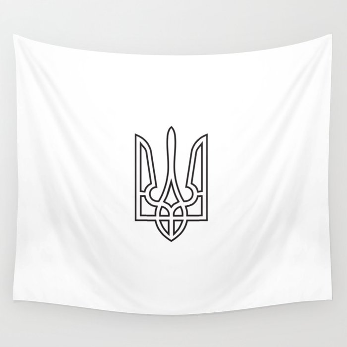 ukrainian sighn wall tapestry by notveryart society6
