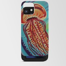Jellyfish in the sea iPhone Card Case