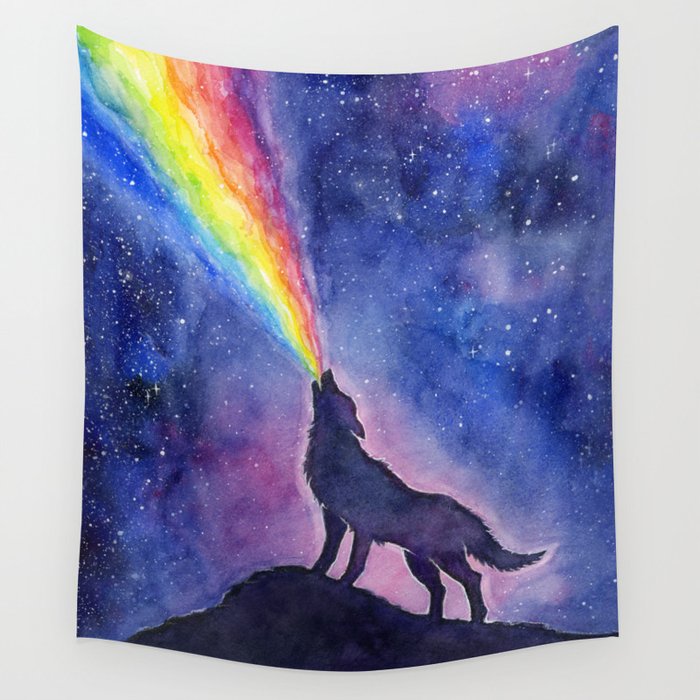 Galaxy wolf online tapestry