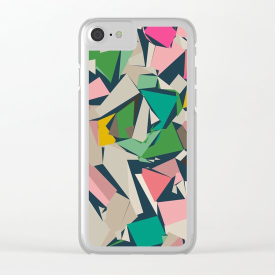 Fragments Clear iPhone Case