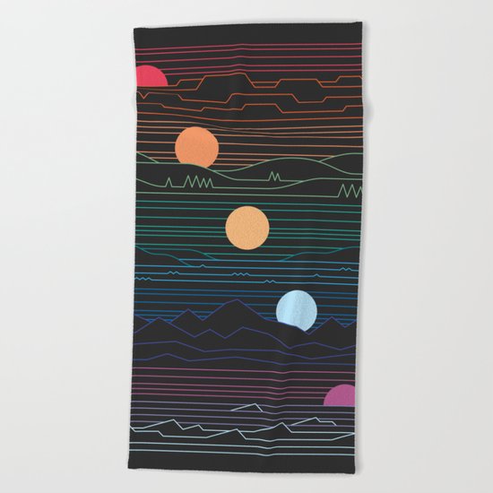 Many Lands Under One Sun Beach Towel