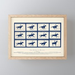 Horse In Motion - Sallie Gardner At A Gallop Framed Mini Art Print