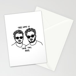 They Hate Us Cause They Anus Stationery Cards