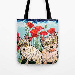 West Highland Terriers by RobiniArt Tote Bag