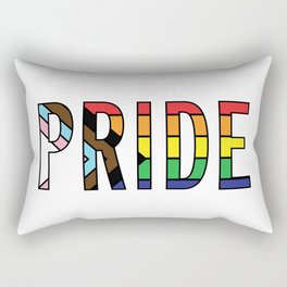 Pride Letters Rectangular Pillow