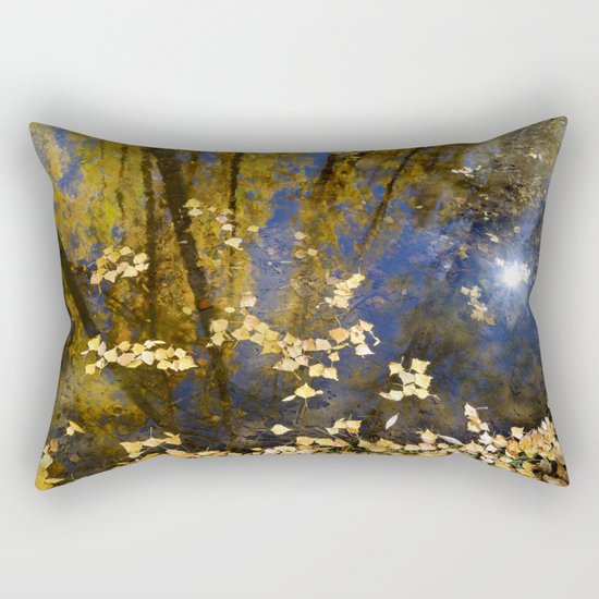 "Wild water.... Dream forest..." Rectangular Pillow