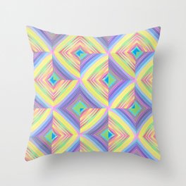 Square Record Sounds Throw Pillow