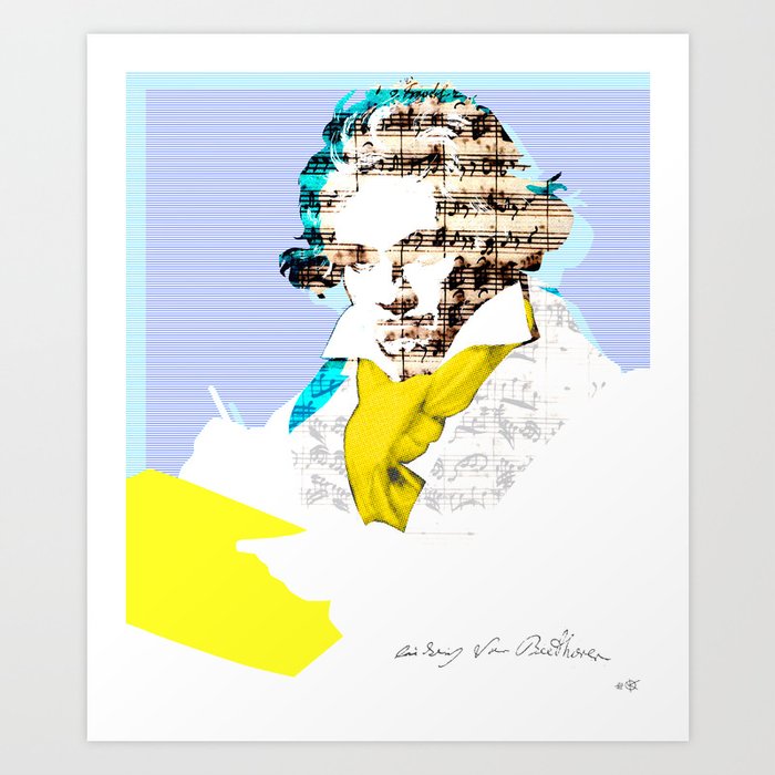 Ludwig van Beethoven 8 Art Print