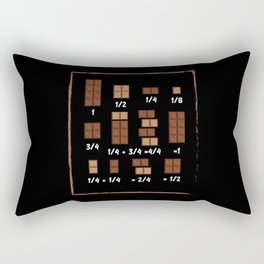 Chocolate Math Mathematics Chocolate Rectangular Pillow