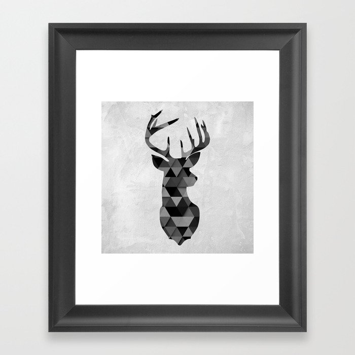 Oh Deer Framed Art Print by Vickn Society6