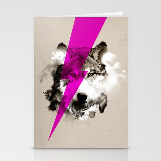 Wolf Rocks Stationery Cards