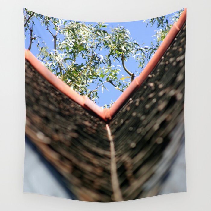 Roof Wall Tapestry by Henrik Lehnerer Society6