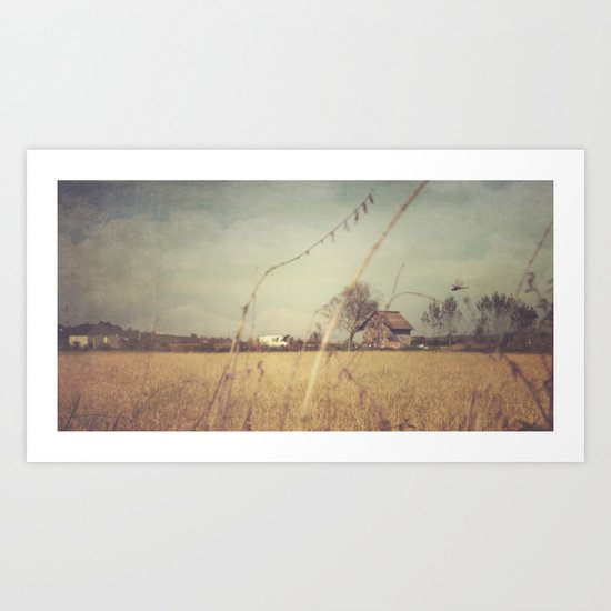 A Red Guest Art Print