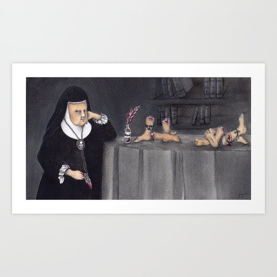Juana de Asbaje Art Print