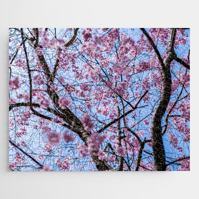 Cherry Blossom flower pattern Jigsaw Puzzle