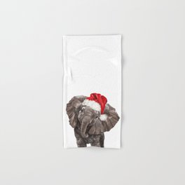 Christmas Baby Elephant Hand & Bath Towel