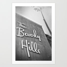 The Beverly Hills Hotel Art Print