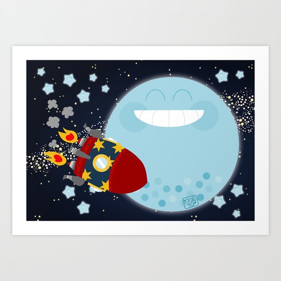 Le Voyage dans la Lune Art Print