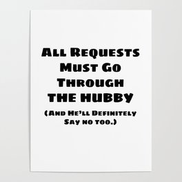 All Requests Hubby Poster