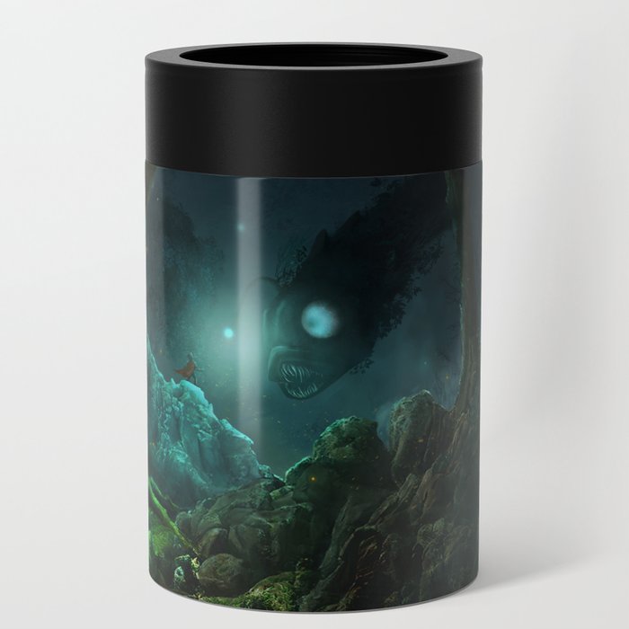 Fantasy woodland - hero vs monster Can Cooler