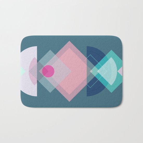 Geometric Play 1 Bath Mat