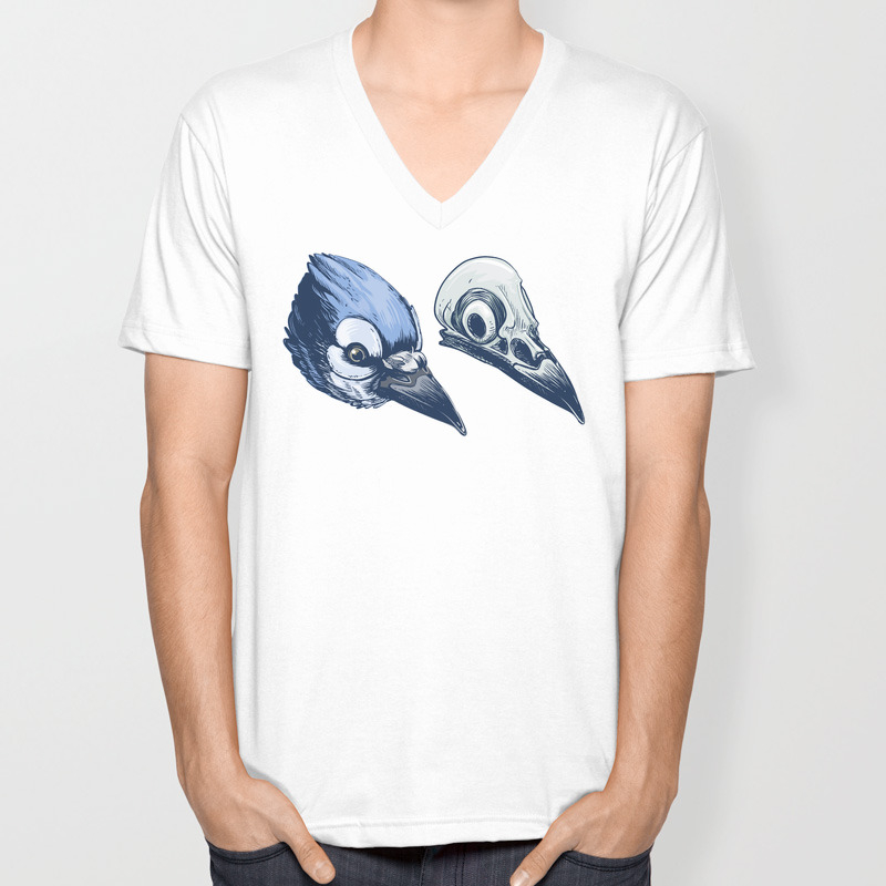 blue jays skull shirt