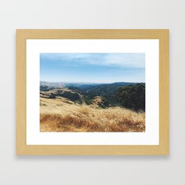 Moraga-Corliss Hills Framed Art Print