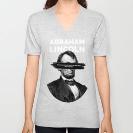 Abraham Lincoln 1 V Neck T Shirt