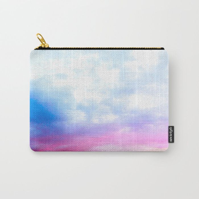 Sunset Blue And Pink Sky Carry-All Pouch