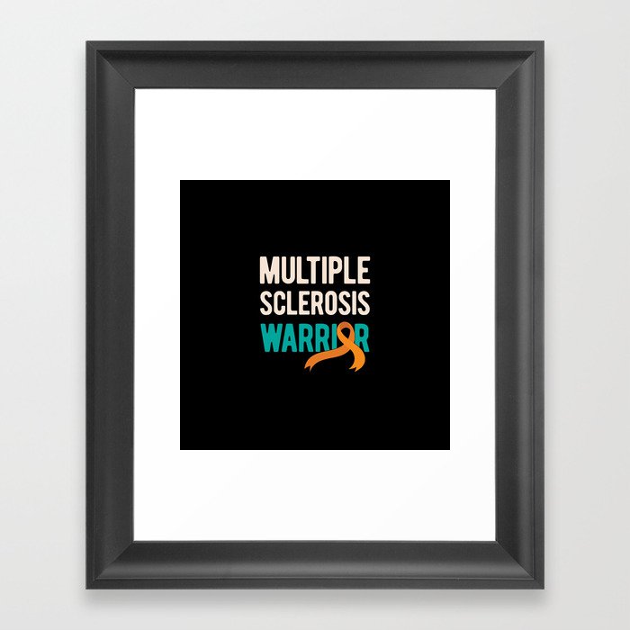Multiple Sclerosis Awareness Framed Art Print