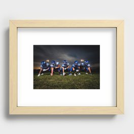 Football is my Game! Recessed Framed Print