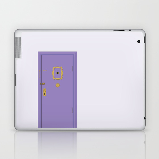 Purple Door Friends Apartment Laptop Ipad Skin By Paglistudio
