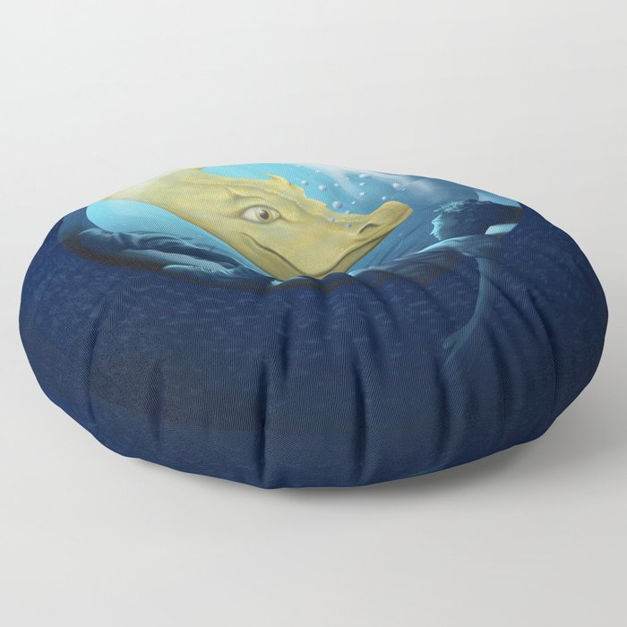 The Sea Dragon Floor Pillow