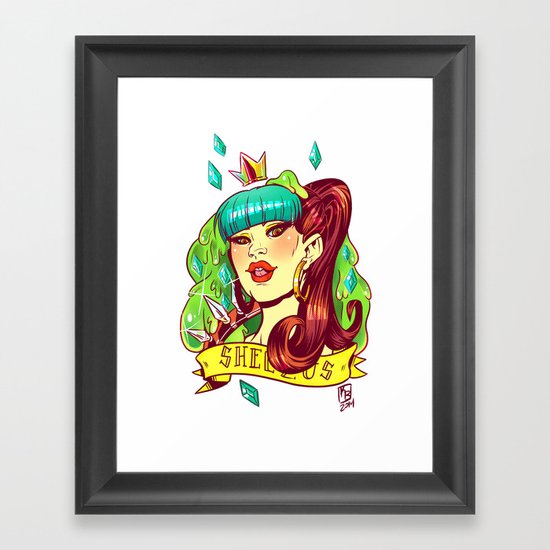 "Sheezus" by Kailyn Boehm Framed Art Print