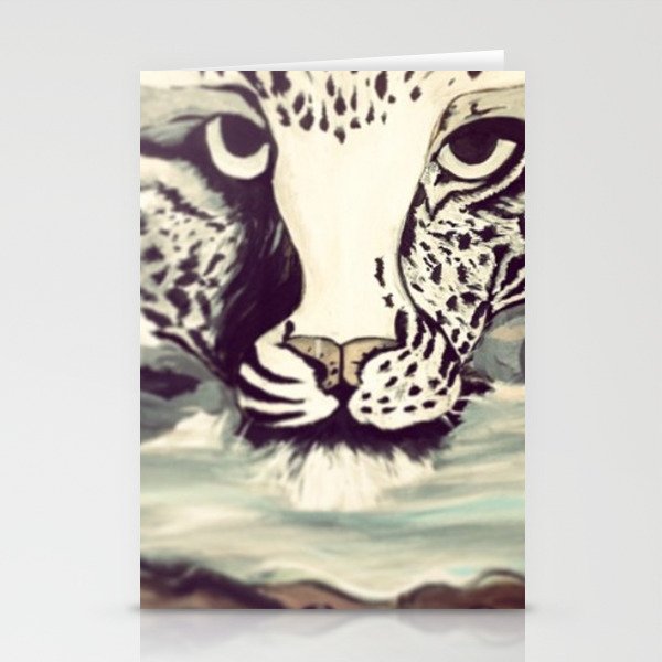 Tiger in the sky Stationery Cards