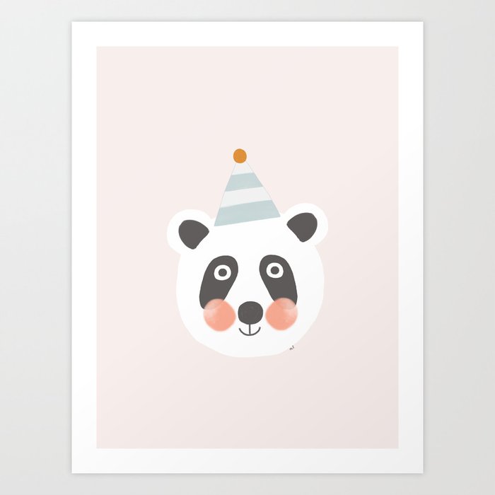 Little Panda Bear Art Print