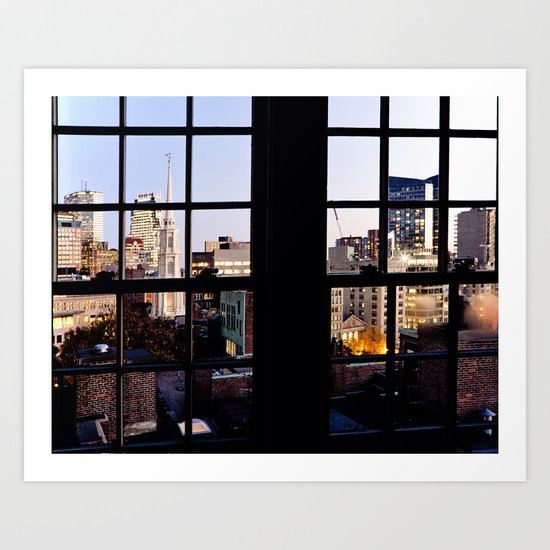 View from the Top, Boston Art Print
