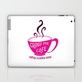 Grind Me Cafe Laptop Skin