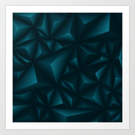 Polygonal Art Print