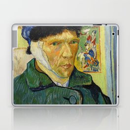 Self-Portrait With Bandaged Ear, 1889 by Vincent van Gogh Laptop Skin