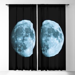 Moon on black background – Space Photography Blackout Curtain