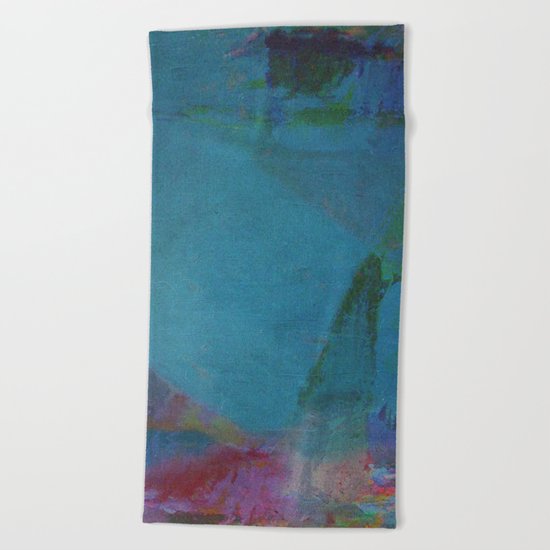 Sailing in Storm Beach Towel