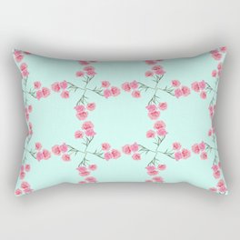  Carnation pattern, flowers pattern  Rectangular Pillow