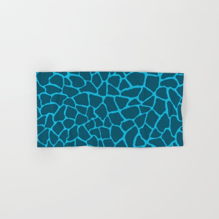 Mosaic Abstract Art Aqua Hand & Bath Towel