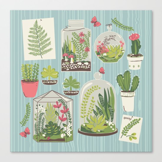 Terrarium Canvas Print