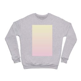 Light Yellow And Bubblegum Pink Gradient Color Abstract Crewneck Sweatshirt