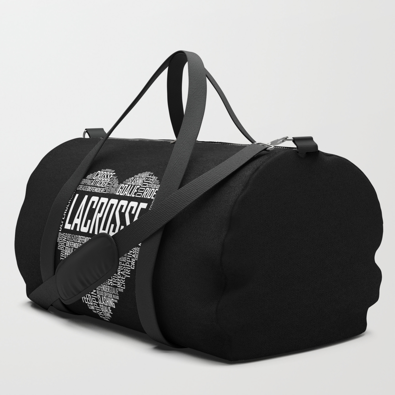 Love Lacrosse Heart Duffle Bag By Nik007 Love Lacrosse Heart Duffle Bag By Nik007