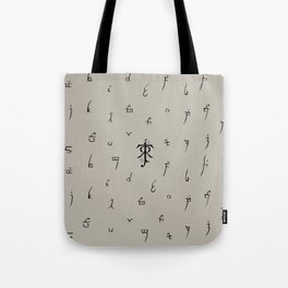 Elvish Letters Tote Bag